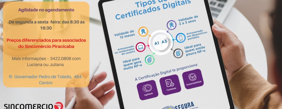 FaÃ§a sua certificaÃ§Ã£o digital